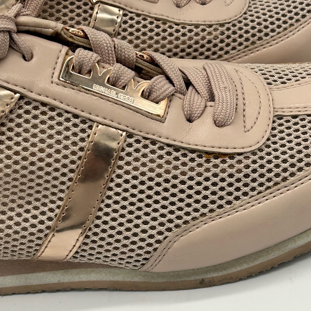 MICHAEL Michael Kors  Maggie Blush Pink Sneakers 8 - Picture 4 of 15